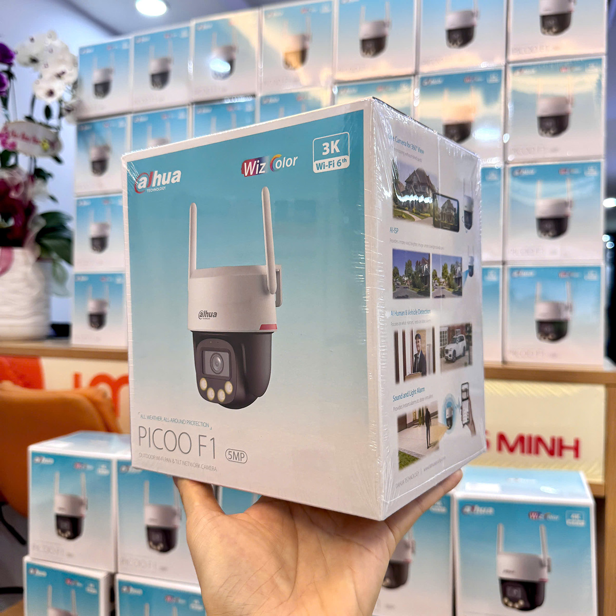 Camera DAHUA DH-P5F-PV (Wifi quay quét 5MP, WizColor đêm như ngày) - 2