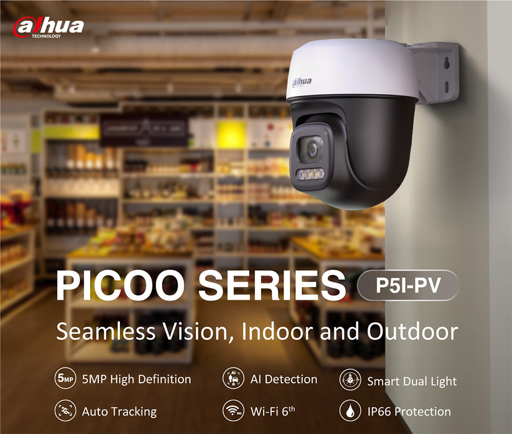 Camera DAHUA DH-P5I-PV (Wifi quay quét 5MP, Loa mic, báo động, góc rộng) - 4