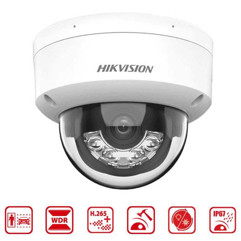 Camera Hikvision IP DS-2CD2143G2-LIS2U (Dome 4MP, Ánh sáng kép, Mic kép) - 2