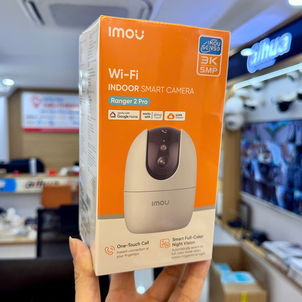 Camera IMOU IPC-A52P-PRO (Wifi quay quét 5MP, đêm có màu, nút gọi điện, loa to) - 2