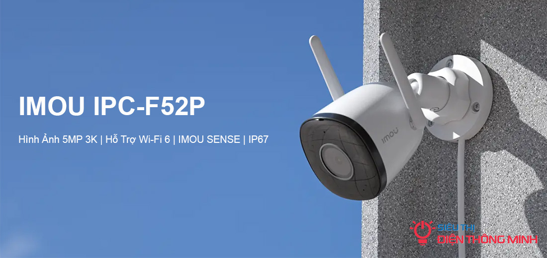 Camera IMOU IPC-F52P (Wifi thân 5MP) - 4