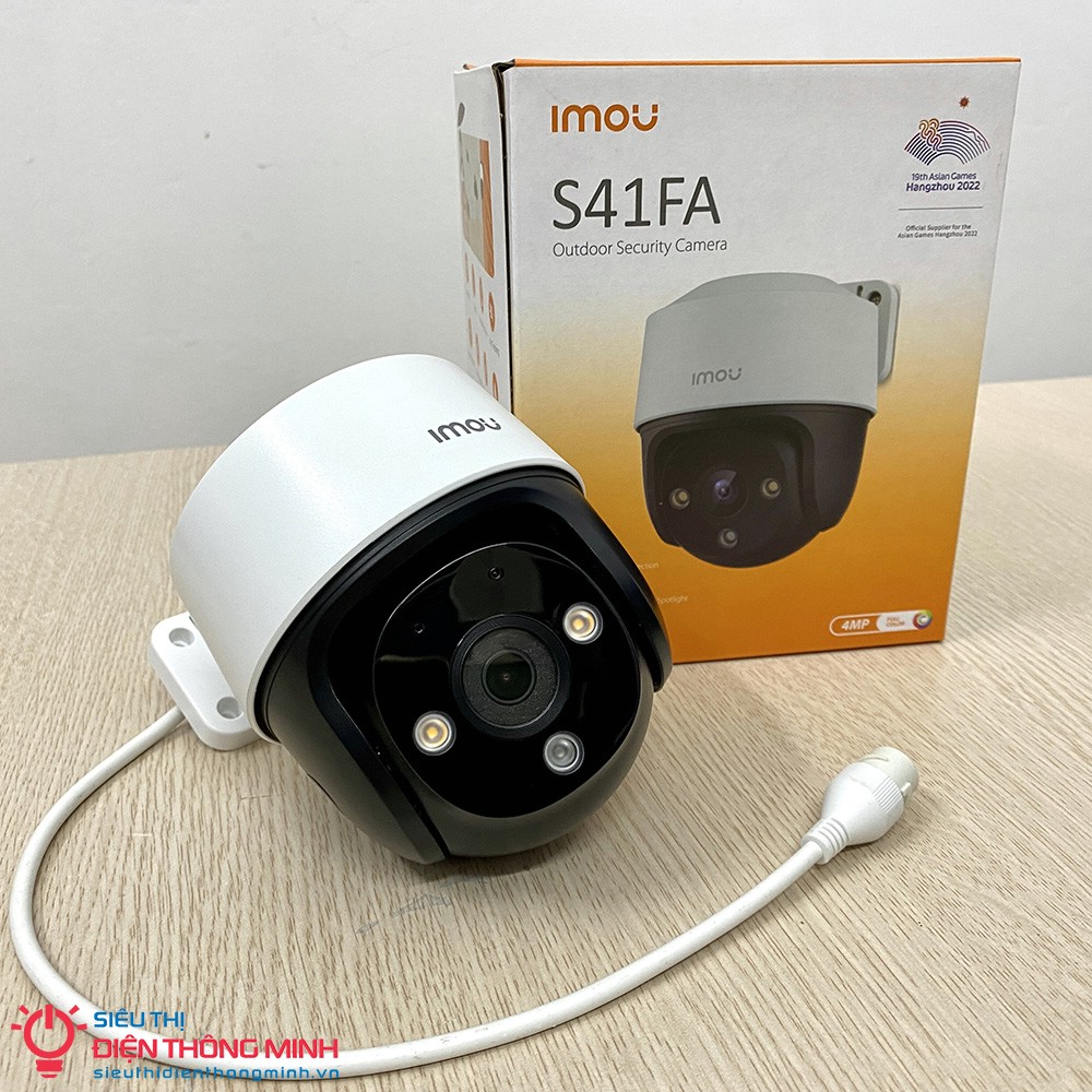 Camera IMOU IPC-S41FAP (quay quét 4MP, có PoE, liền Mic) - 4