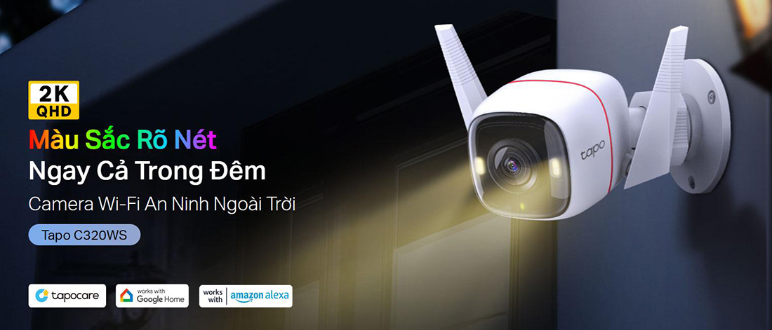 Camera TP-LINK Tapo C320WS (Wifi thân 4MP, Full Color) - 5