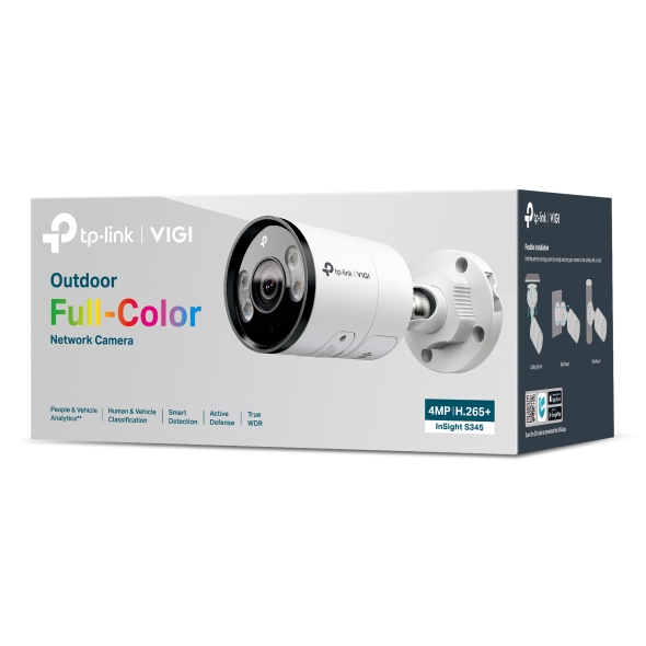 Camera TP-LINK VIGI InSight S345 (IP 4MP, loa mic, báo động, 2.8mm) - 4