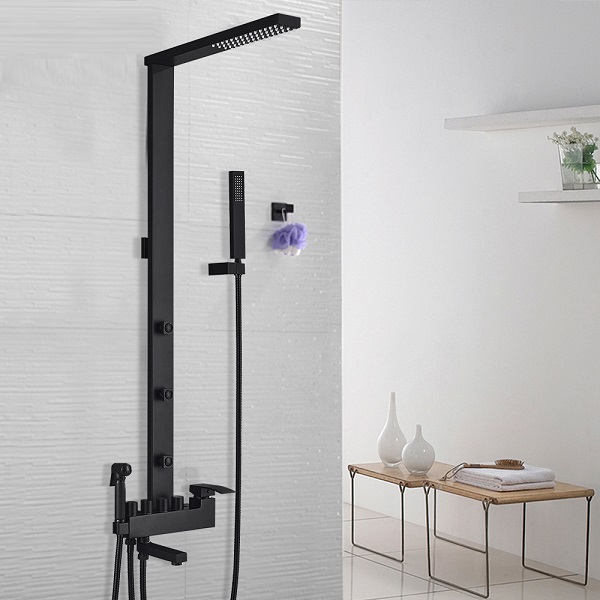 Cần sen tắm cây mạ màu vàng hồng Rose gold Miken MKS- 1005RG - Image 3