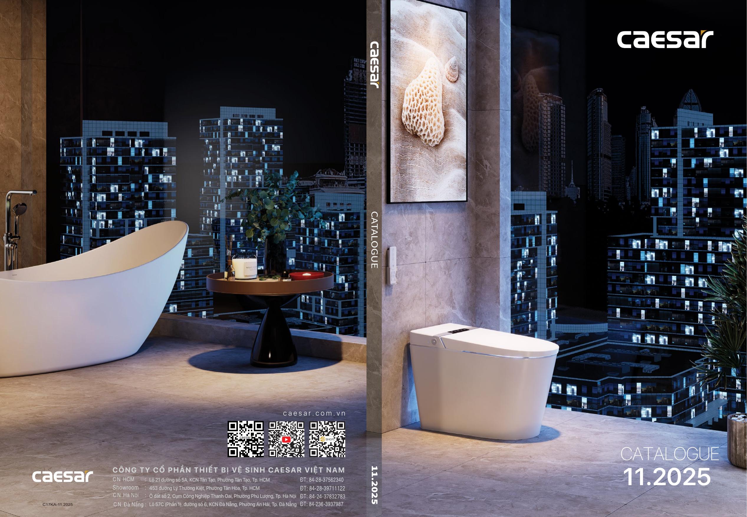Catalogue Thiết Bị Vệ Sinh Mới Nhất 11/2025