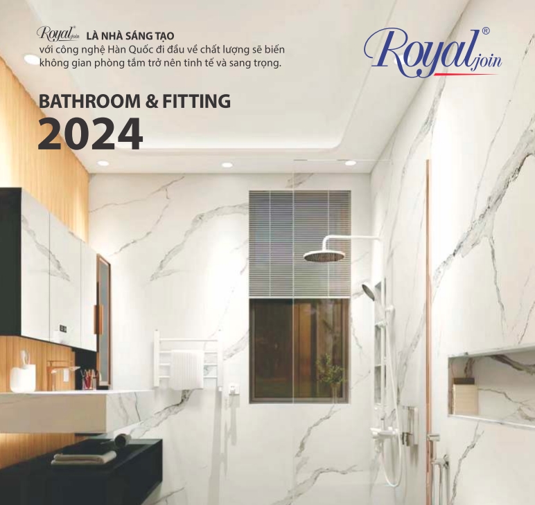 Catalogue thiết bị vệ sinh ROYAL JOIN 2024