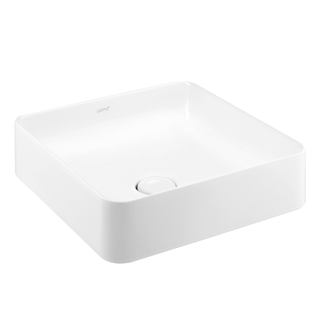 Chân chậu rửa sứ trắng Cotto C4241 (250x295mmmm) - Image 3