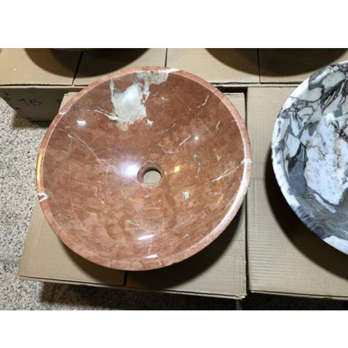 Chậu đá mỹ nghệ tự nhiên tròn màu xanh BST19 (D42) - Image 4