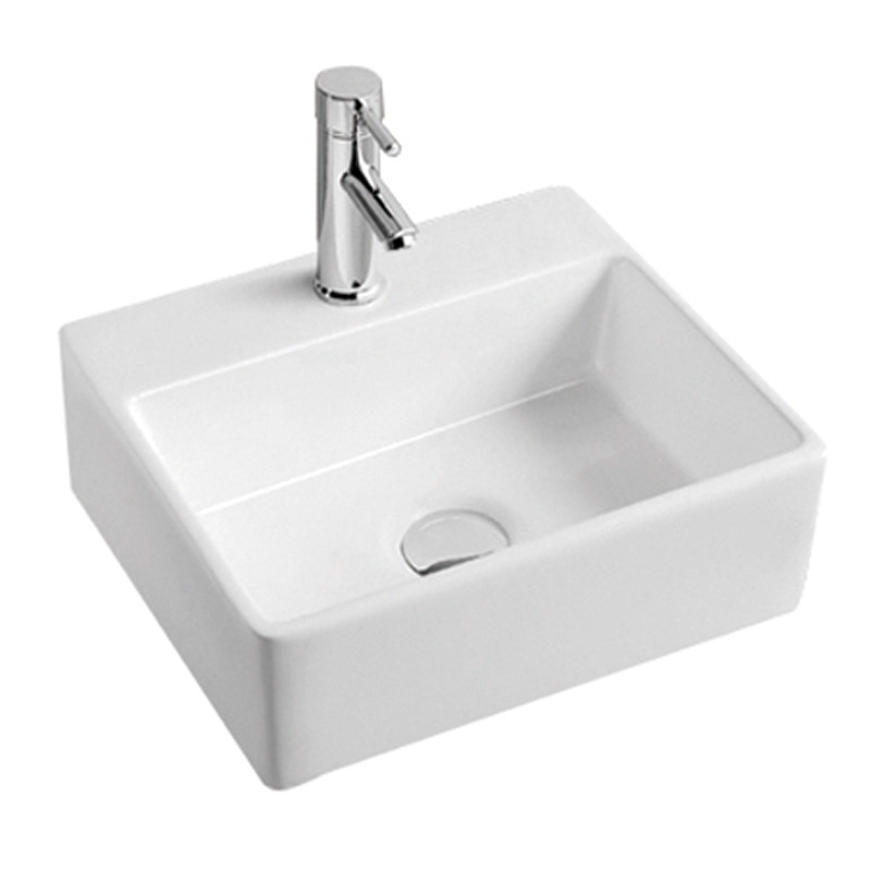 Chậu đa năng bằng sứ, chậu giặt, chậu nôn, chậu giặt chổi lau nhà Miken SB-850-1(545mm) - Image 3