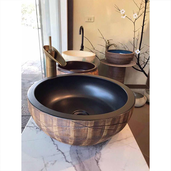 Chậu đa năng bằng sứ, chậu giặt, chậu nôn, chậu giặt chổi lau nhà Miken SB-850-1(545mm) - Image 6