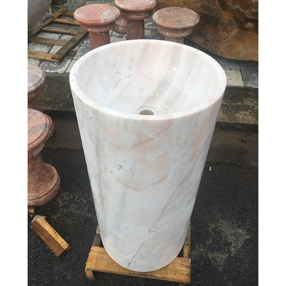 Chậu đá nhân tạo chân đứng có bàn màu trắng Miken NSF-40100 (1000x505x890mm - Chọn bóng hoặc mờ) - Image 5