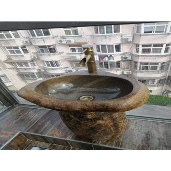 Chậu lavabo đá cuội tây bắc LC01-2 - Image 4