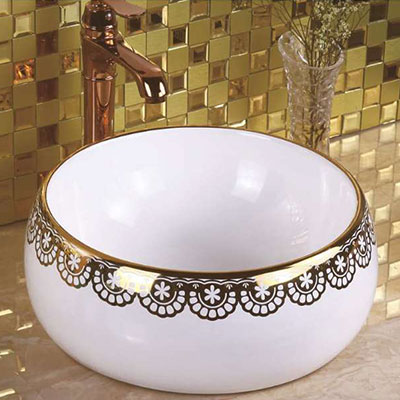 Chậu lavabo nghệ thuật DADA A026-K06 S (485x340x145) - Image 4