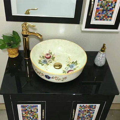 Chậu lavabo nghệ thuật DADA C-0024BLM (420x420x160) - Image 5