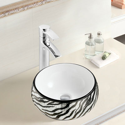 Chậu lavabo nghệ thuật DADA C-0754BLS (400x400x155) - Image 3