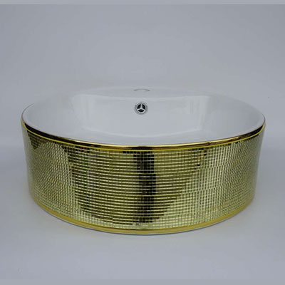 Chậu lavabo nghệ thuật DADA C-138BLGB (465x465x170)