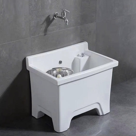 Chậu lavabo rửa mặt dành cho bệnh viện người tàn tật, người già Miken SB850-3 (60cm và 80cm) - Image 6
