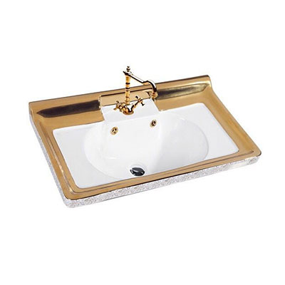 Chậu lavabo sứ nghệ thuật Gia Mỹ 805 (46x46x16cm) - Image 4