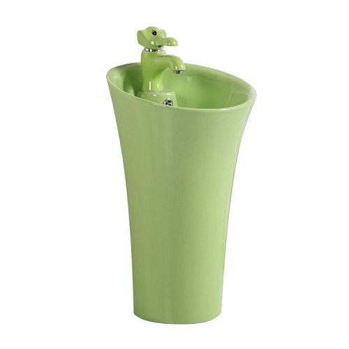 Chậu lavabo trẻ em màu hồng Miken MKC-5003P - Image 3
