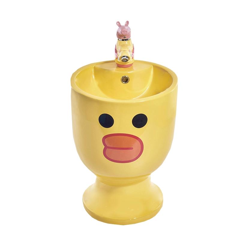 Chậu lavabo trẻ em màu trắng Miken MKC-5001W - Image 3