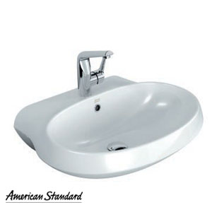 Chậu lavabo treo tường American 0956-WT/0775-WT (500x700x848) - Image 3