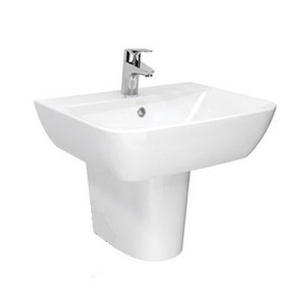 Chậu lavabo treo tường chân lửng AMERICAN Standard WP-1511/WP-F712