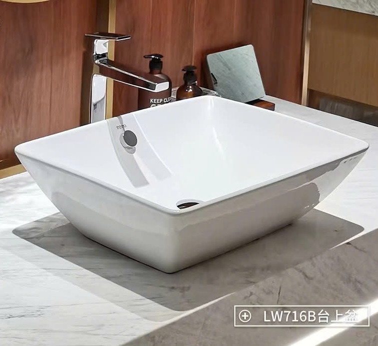 Chậu Lavabo tròn âm bàn TOTO Nhật nội địa NW1 L530 - Image 4