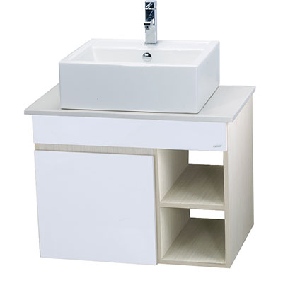 Chậu liền bàn Caesar LF5236-FB005A-EH175LV (Chậu+Mặt đá+ Tủ nhựa)