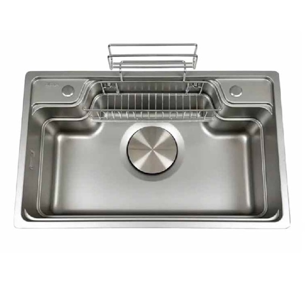 Chậu rửa bát 1 hố chống xước KIT PLUS DCR7848A (780*480*230mm) Set phụ kiện cơ bản - Image 5