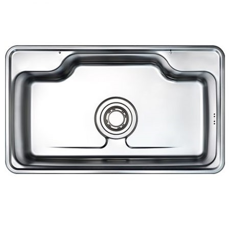 Chậu rửa bát 1 hố Hàn Quốc LIZENS HS 870 (870x480mm) - Image 4