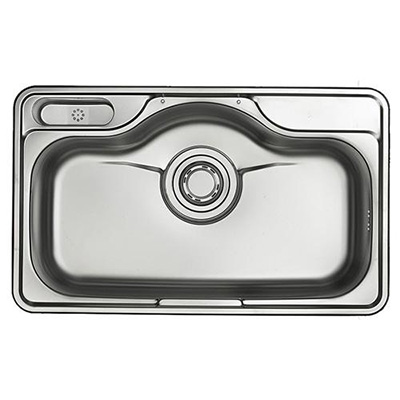 Chậu rửa bát 1 hố Hàn Quốc LIZENS LQ 660 (870x480mm) - Image 4