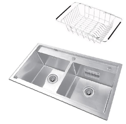 Chậu rửa bát 1 hố Hàn Quốc Sobisung NS-850 (850x515x200mm) - Image 4