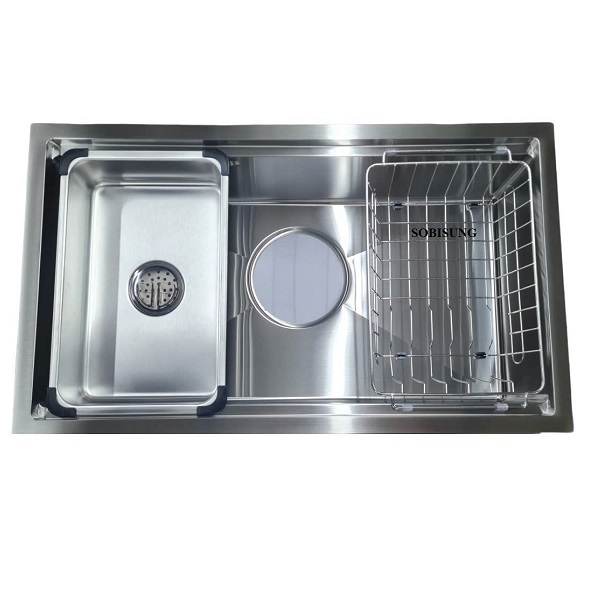 Chậu rửa bát 1 hố Hàn Quốc Sobisung SB-7845-1 (78x45cm) - Image 3