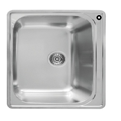 Chậu rửa bát 1 hố Handmade Picenza HM 7646 (762x465x230 mm) - Image 3