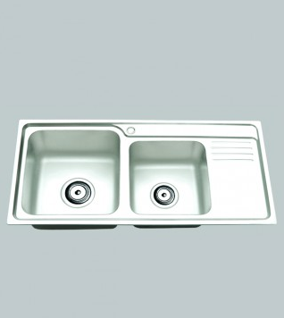 Chậu rửa bát 1 hố Handmade Picenza HM 7646 (762x465x230 mm) - Image 6