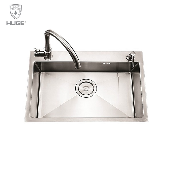 Chậu rửa bát 1 hố Huge H-P100A (780x450x230mm) - Image 3