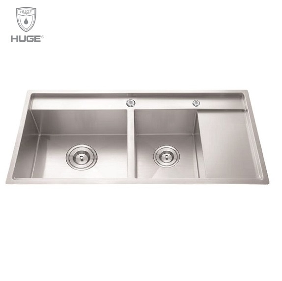 Chậu rửa bát 1 hố Huge H-P100A (780x450x230mm) - Image 6