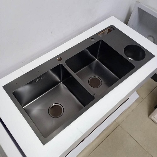 Chậu rửa bát 1 hố Inox 304 mạ vàng Miken MKRB-3844GM (*Đặt hàng 7-15 ngày) - Image 5
