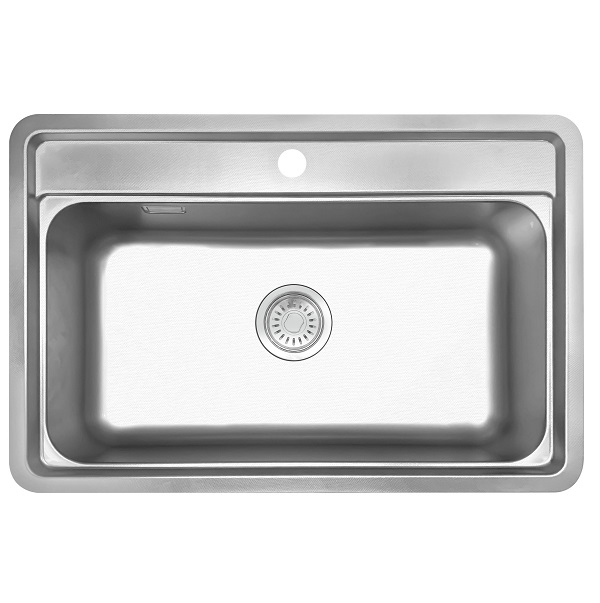 Chậu rửa bát 1 hố Kluger KF7850FS Basic (780x500x230mm) - Image 5