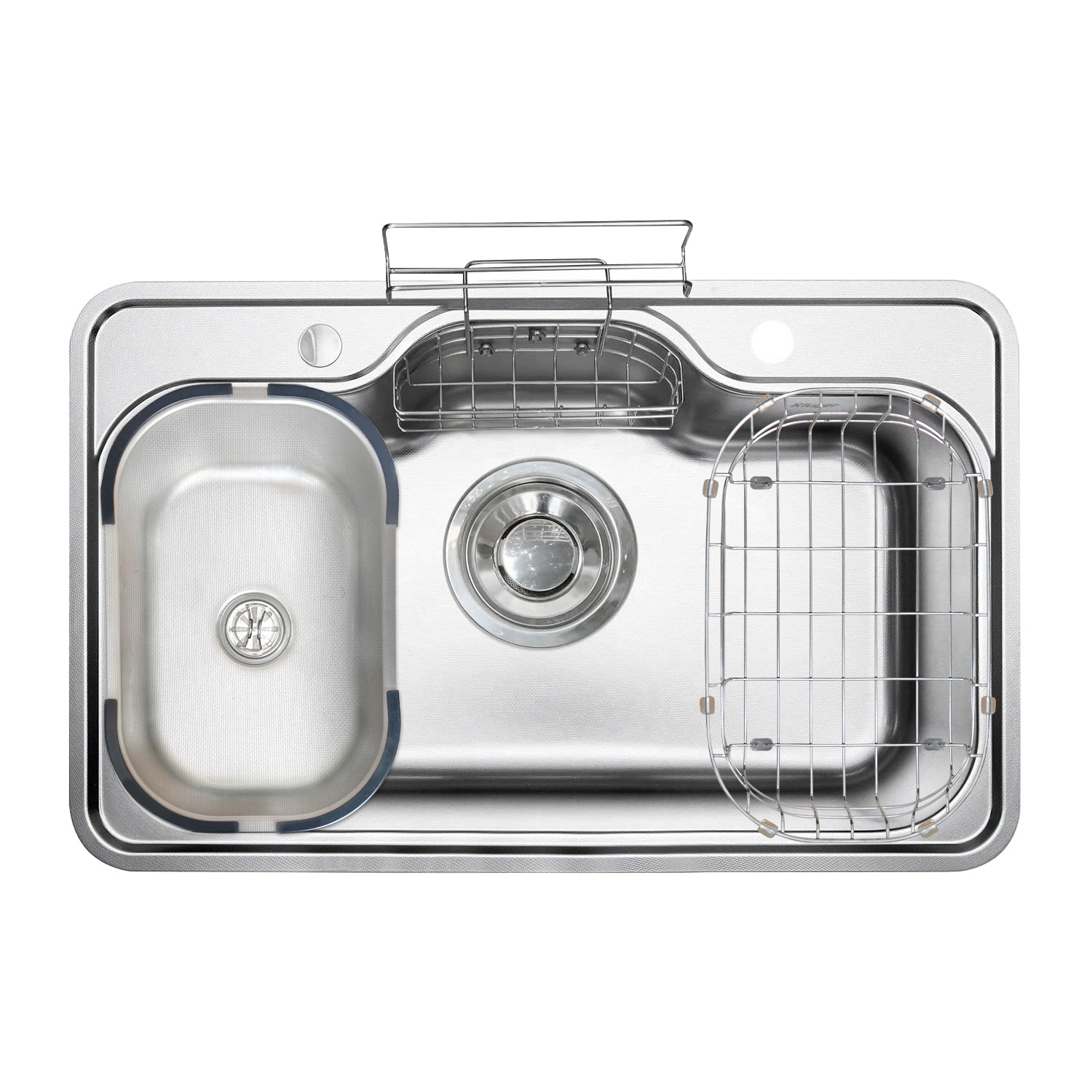 Chậu rửa bát 1 hố Kluger KH8048SL Plus (W800 x D480 x H210mm) - Image 5