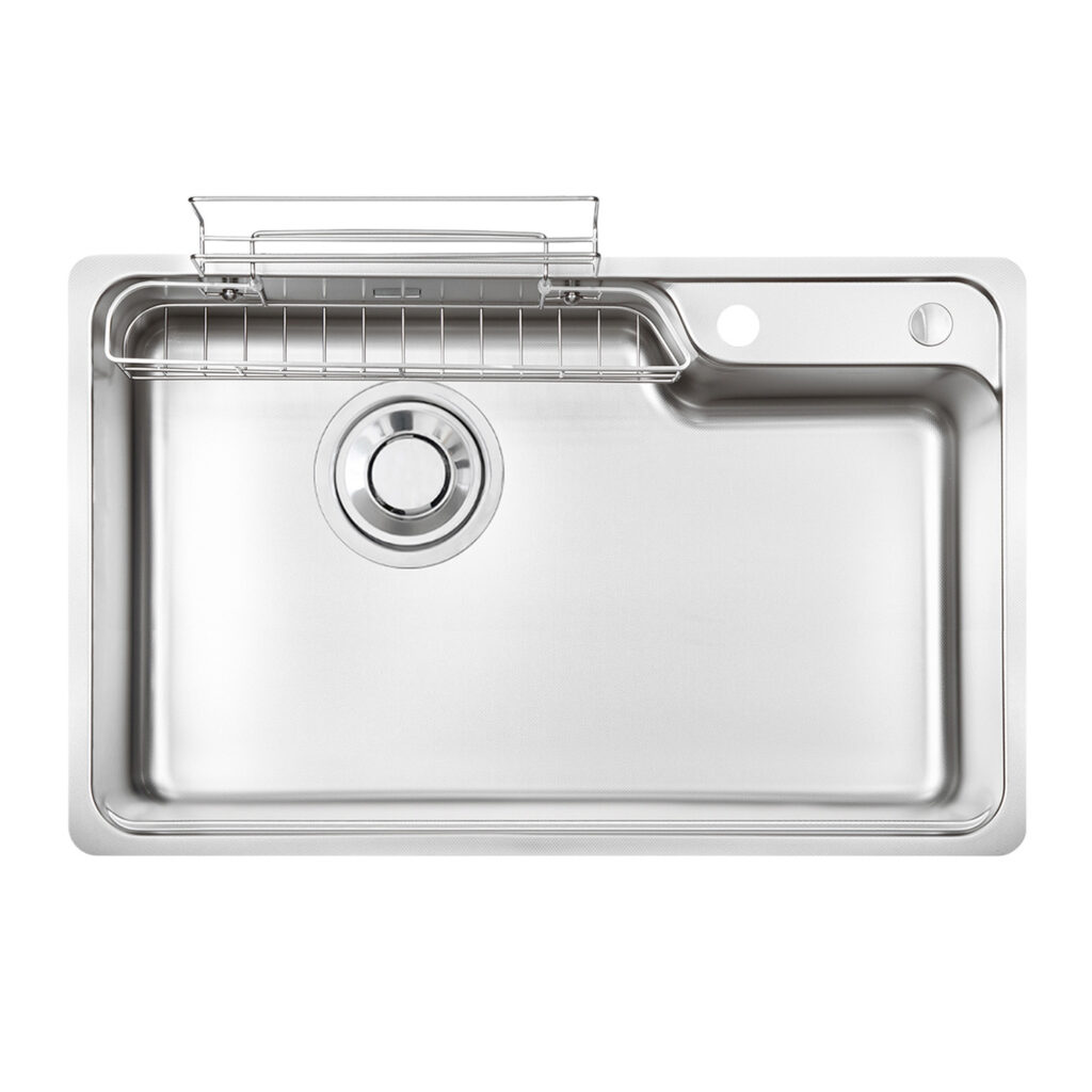 Chậu rửa bát 1 hố Kluger KY7545FS-S75 (750x450x205mm) - Image 3