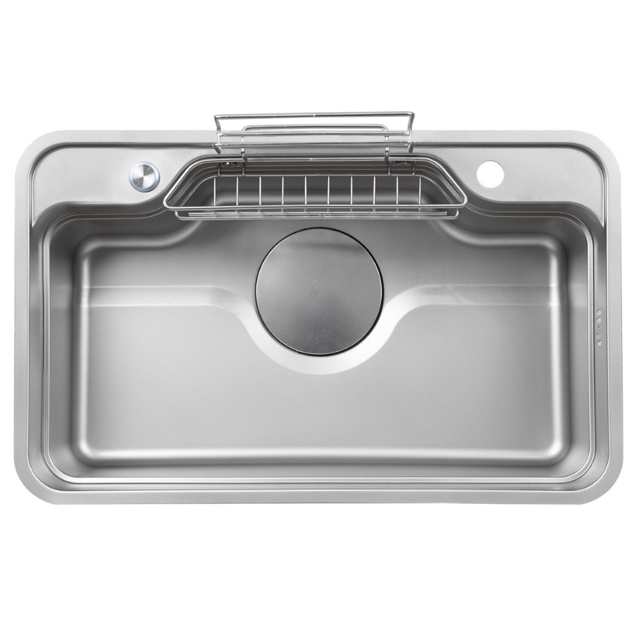 Chậu rửa bát 1 hố Kluger KY7545SL Basic (W750 x D450 x H205mm) - Image 5