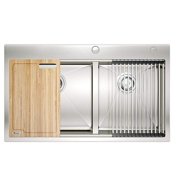 Chậu rửa bát 1 hố Konox Turkey Sink STELO 780U (785x440x228mm) - Image 3