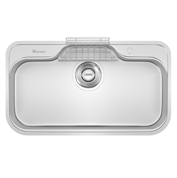 Chậu rửa bát 1 hố Konox Turkey Sink STELO 780U (785x440x228mm) - Image 4