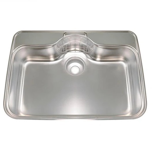 Chậu rửa bát 1 hố lớn nội địa Nhật Bản Shigeru LE JSM-K FS (Inox304 sần) - Image 3