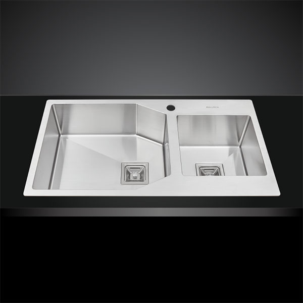 Chậu rửa bát 1 hố Malloca MS 6302 ST (750x480x235mm) - Image 5