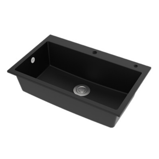 Chậu rửa bát 1 hố màu đen American Standard FFASX901 (480x760x225mm)