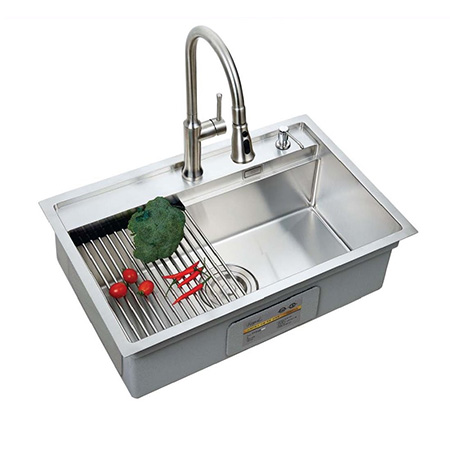 Chậu rửa bát 1 hố màu đen Royal Join RA-33A6843 - Image 4