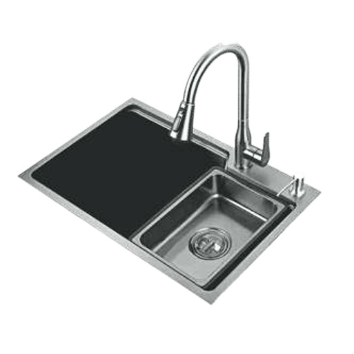 Chậu rửa bát 1 hố màu đen Royal Join RA-35A7545 - Image 3